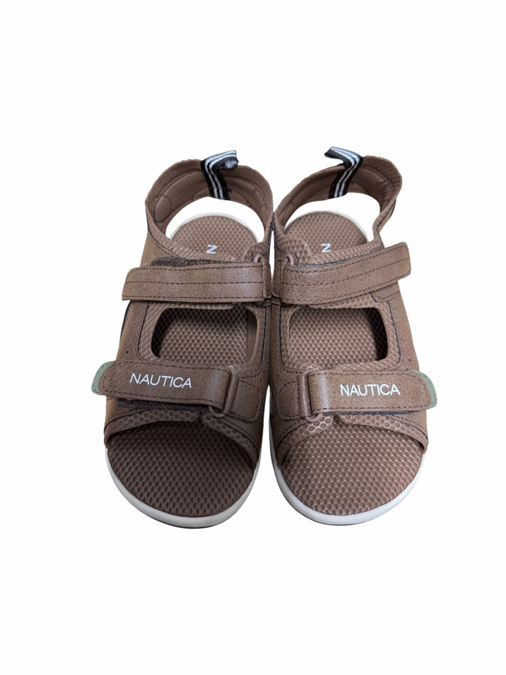 Nautica Helmy Kids Brown Sport Sandals Size 13 Hook & Loop Water Shoes